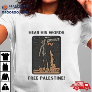 Rip Aaron Bushnell Free Palestine Hear His Words Tshirt