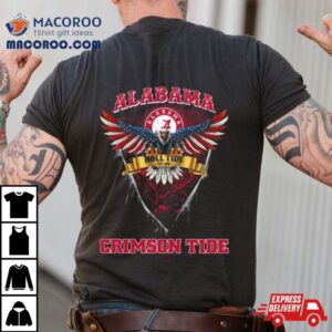 Roll Tide Alabama Crimson Tide Football Us Eagle Tshirt