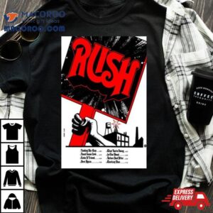 Rush Th Anniversary Tshirt