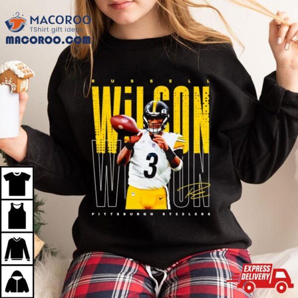 Russell Wilson Pittsburgh Steelers Signature Shirt