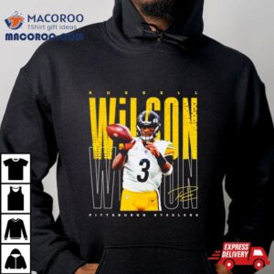 Russell Wilson Pittsburgh Steelers Signature Tshirt