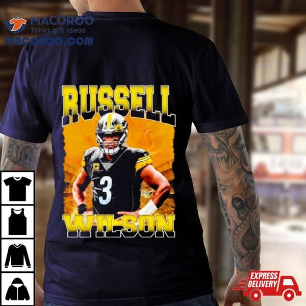 Russell Wilson Pittsburgh Steelers Vintage Shirt