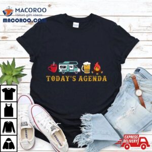 Rv Camping Lover Agenda Tshirt