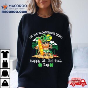 Saint Patrick S Day Beach Loving Leprechaun Shenanigans Tshirt