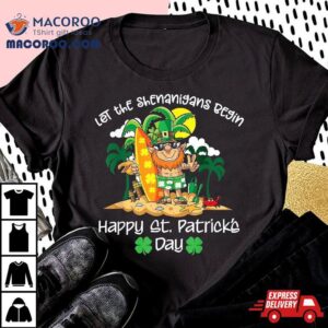 Saint Patrick S Day Beach Loving Leprechaun Shenanigans Tshirt