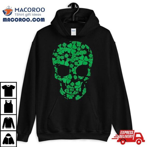 Saint Patrick’s Day Shamrocks Skull Shirt