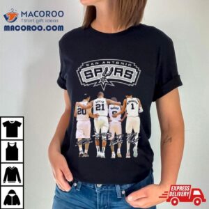 San Antonio Spurs All Star Squad Signatures Tshirt