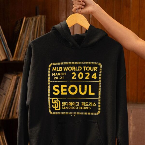 San Diego Padres 2024 Mlb World Tour Seoul Series Stamp Shirt