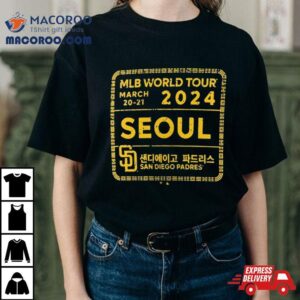 San Diego Padres 2024 Mlb World Tour Seoul Series Stamp Shirt