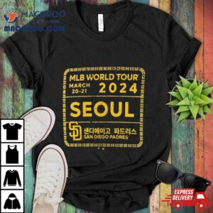 San Diego Padres Mlb World Tour Seoul Series Stamp Tshirt