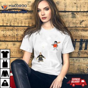 San Diego Padres Vs San Francisco Giants Mlb Mascot Cartoon Baseball Tshirt