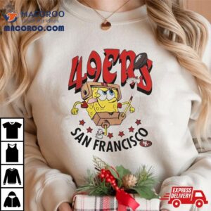 San Francisco 49ers X Homage Super Bowl Lviii X Spongebob Squarepants T Shirts