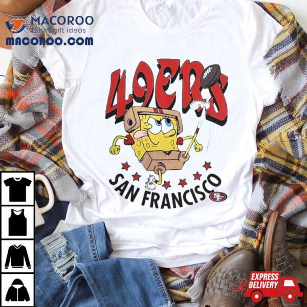 San Francisco 49ers X Homage Super Bowl Lviii X Spongebob Squarepants T Shirts