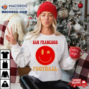 San Francisco Football Smile Face Tshirt