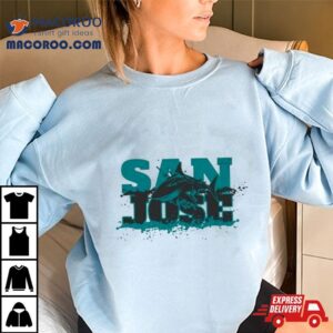 San Jose Hockey Sharks Swim Spor Tshirt