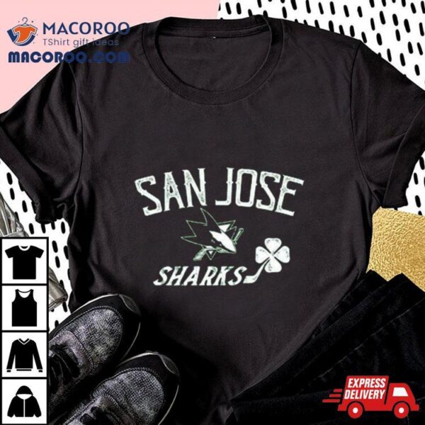 San Jose Sharks Levelwear Youth St. Patrick’s Day Little Richmond Clover T Shirt