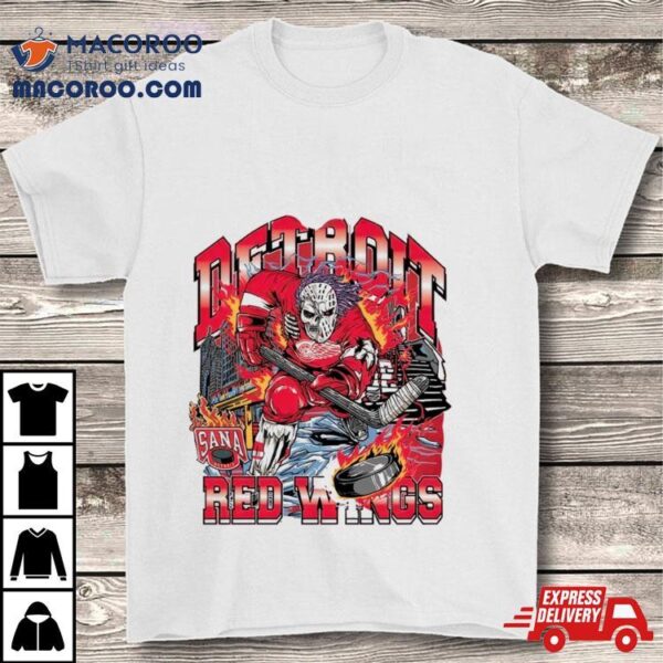 Sana X Detroit Red Wings Hockey Collab T Shirt
