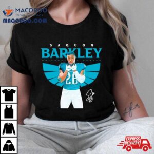 Saquon Barkley Philadelphia Eagles Signature Tshirt