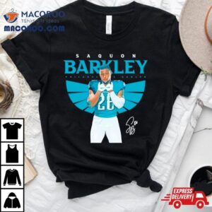 Saquon Barkley Philadelphia Eagles Signature Tshirt