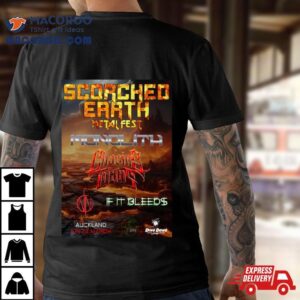 Scorched Earth Metal Fest Monolith Tour Fri March Tshirt