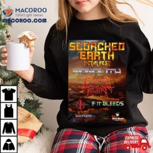 Scorched Earth Metal Fest Monolith Tour Fri March Tshirt