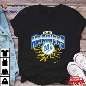 Seattle Mariners Earthquake Baseball Lightning Tshirt