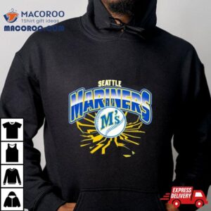 Seattle Mariners Earthquake Baseball Lightning Tshirt