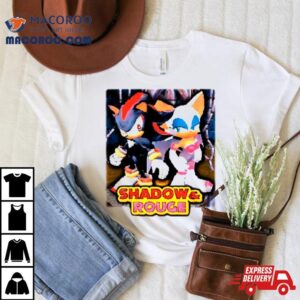 Shadow And Rouge Cartoon Tshirt