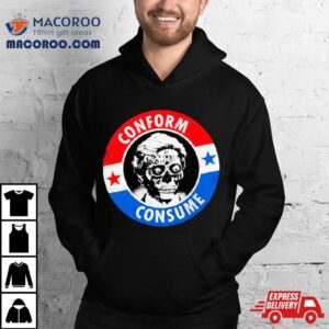 Skeleton They Live Conform Consume Tshirt