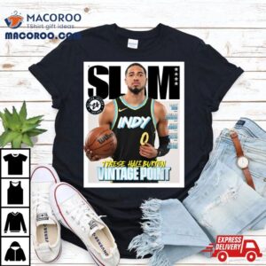 Slam All Star Edition Vol Tyrese Haliburton Vintage Point Indiana Pacers Tshirt