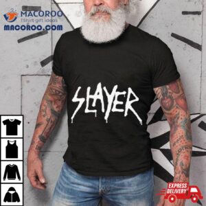 Slayer Spray Paint Puff Ink Logo Tshirt