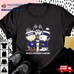 Snoopy And Charlie Brown Uconn Huskies Big East Conference Champions Shirt