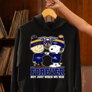 Snoopy Fist Bump Charlie Brown New Orleans Pelicans Forever Not Just When We Win Hoodie