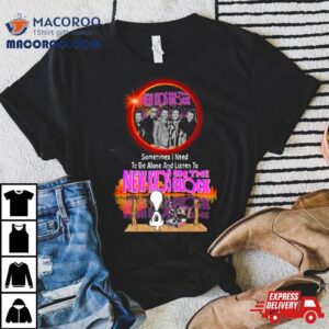 Snoopy Sometimes I Need To Be Alone And Listen To New Kids On The Block Shirt