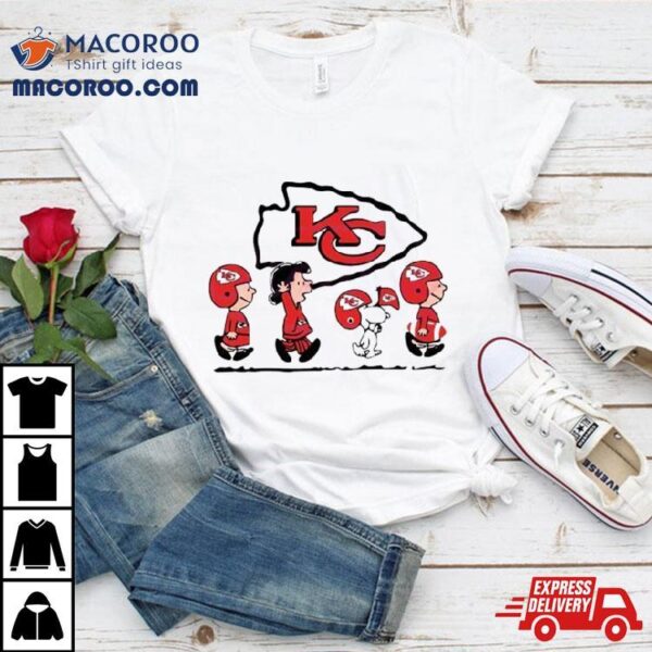 Snoopy The Peanuts Kansas City Chiefs Road 2024 T Shirt