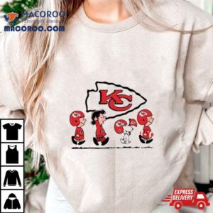 Snoopy The Peanuts Kansas City Chiefs Road 2024 T Shirt