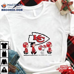 Snoopy The Peanuts Kansas City Chiefs Road Tshirt