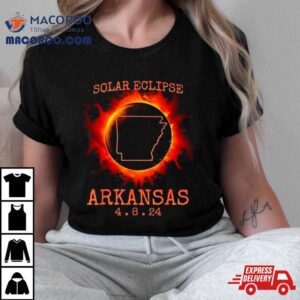 Solar Eclipse Totality Arkansas 4.8.24 State Path Souvenir Shirt