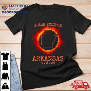 Solar Eclipse Totality Arkansas State Path Souvenir Tshirt