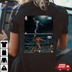 Some Things Never Change The Iconic Dunk Of Lebron James The King In Nba All Star Tshirt