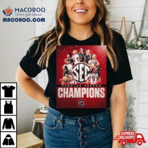South Carolina Gamecocks Women Rsquo S Basketball Sec Regular Season Champions Poster Tshirt