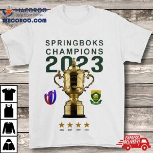 Springboks Champions Rugby World Cup Tshirt