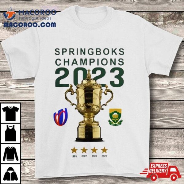 Springboks Champions 2024 Rugby World Cup Shirt