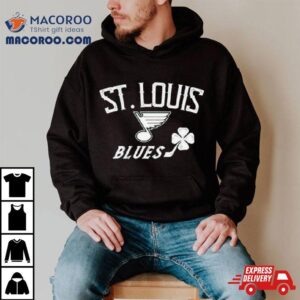 St. Louis Blues Levelwear Youth St. Patrick’s Day Little Richmond Clover T Shirt