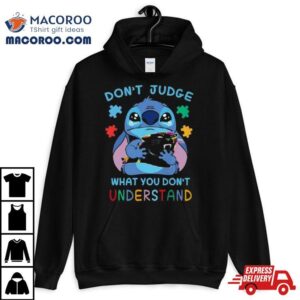 Stitch Carolina Panthers Autism Awareness Don Rsquo T Judge What You Don Rsquo T Understand Tshirt