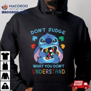 Stitch Cincinnati Bengals Autism Awareness Don T Judge What You Don T Understand Tshirt