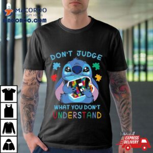 Stitch Cincinnati Bengals Autism Awareness Don T Judge What You Don T Understand Tshirt