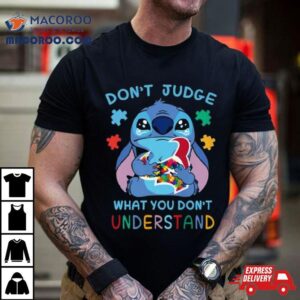 Stitch Houston Texans Autism Awareness Don T Judge What You Don T Understand Tshirt