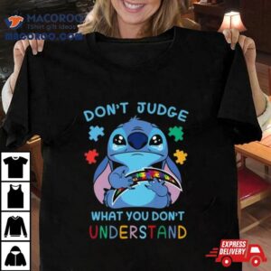 Stitch Los Angeles Chargers Autism Awareness Don T Judge What You Don T Understand Tshirt