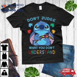 Stitch Los Angeles Chargers Autism Awareness Don T Judge What You Don T Understand Tshirt